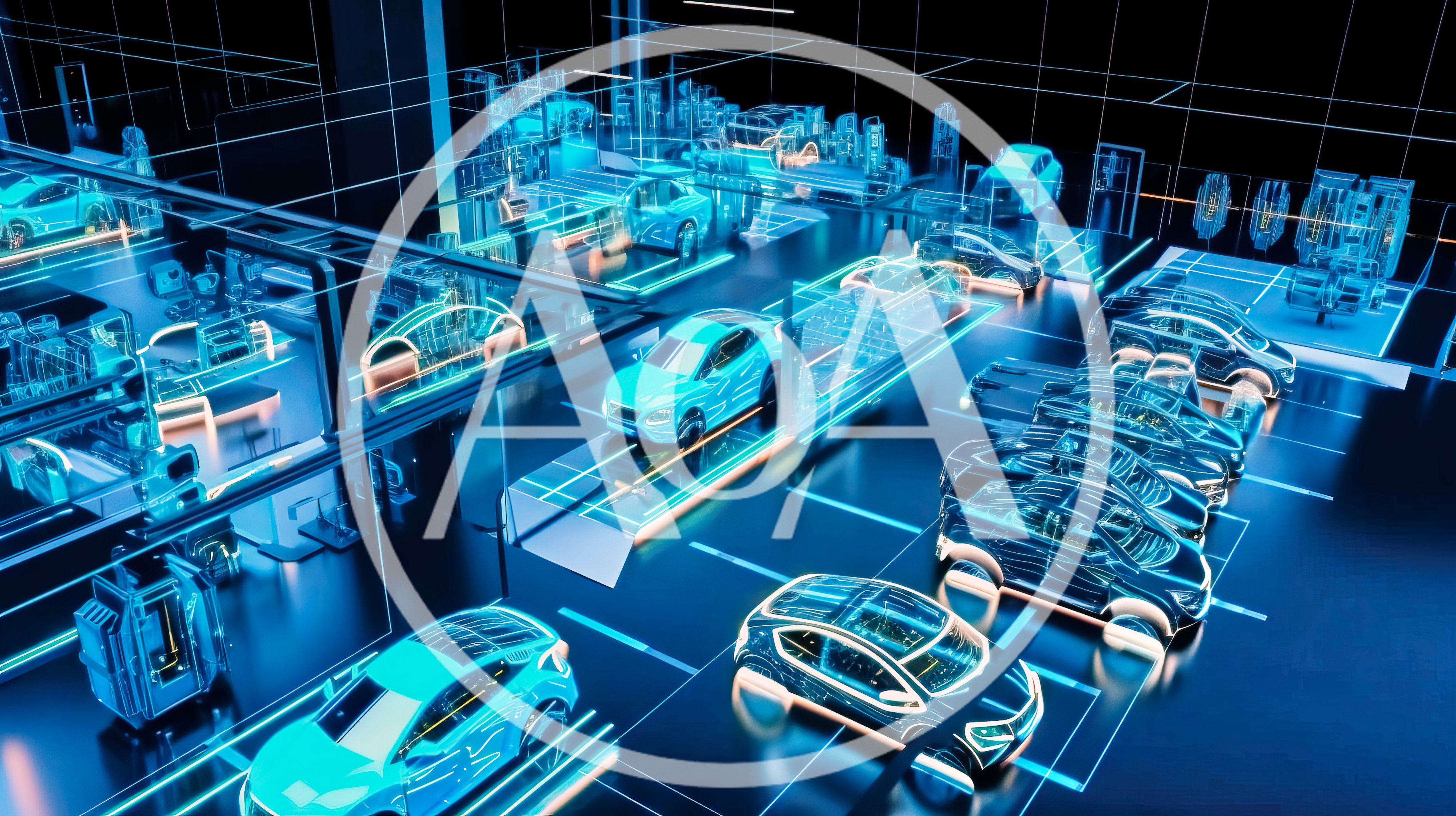 Digital Twin Automotive Factory Production Line