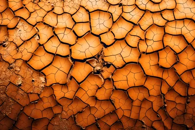 Cracked Dry Earth Texture Background